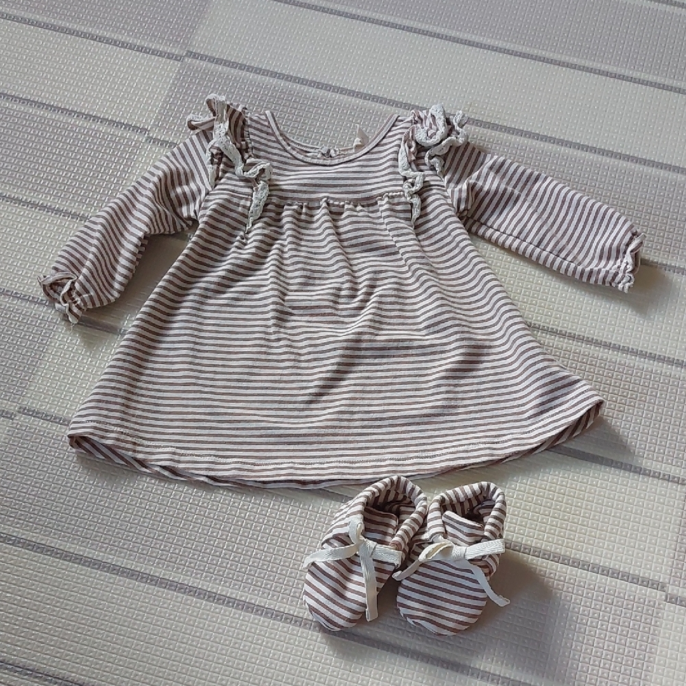 Quincy Mae Dress with Matching Booties
